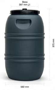 Bidón ECO 220L – 230L medidas bidon 183x300